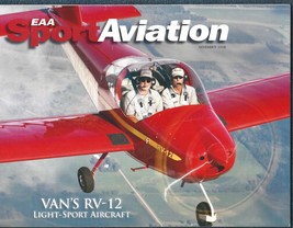 Sport Aviation Magazine-November 2008-120 pages-Airpark Caretaker - £7.47 GBP