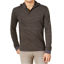 bar III Mens Striped Henley Shirt Color Olive Combo Size X-Large - £39.84 GBP