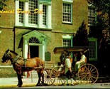 Horse Buggy State House Colonial Dover Delaware DE UNP Chrome Postcard A8 - $2.92