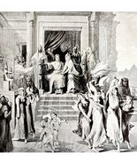 Caesar In Egypt With Cleopatra 1913 Plate Print 2 Page History DWAA16 - €34,33 EUR