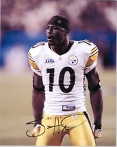 Santonio Holmes Signed Autographed Glossy 8x10 Photo - Pittsburgh Steelers - £12.01 GBP