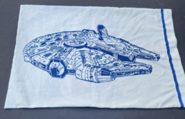 Star Wars Pillow Case AT Walker USS Enterprise Vintage Fabric Lucasfilm - £13.39 GBP