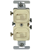 Cooper 271V-Box Ivory Combination Single Pole Switch 15A 120/277 NIB - £11.74 GBP