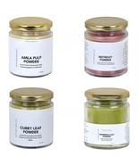 Herbal Powders Combo (Amla Pulp, Beetroot, Curry Leaf, Moringa) | Pack of 4 - $126.83 CAD