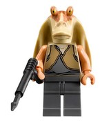Jar Jar Binks Star Wars Custom Minifigure - $112.16 MXN