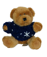 HugFun International Brown Teddy Bear Christmas Sweater Plush Stuffed An... - $20.44 CAD