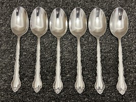 International Deluxe GIGI Stainless Flatware 7&quot; TABLE SPOONS - Lot of 6 - $12.59