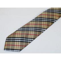 Men's Vito Rofolo From Italy Tie Hankie Gift Boxed 100% Silk VR-26 Gold Plaid image 4