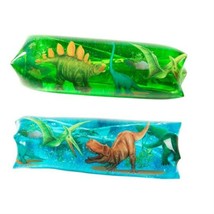 (2) Dinosaur Water Wigglers Squishy Tactile Fidget Toy Stress Relief - $15.88