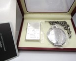 Windy Limited Zippo 2002 &amp; Pocket Watch Clock running 2003 Unused Rare - $239.00