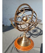 Antique Large Fully Brass Armillary Sphere Engraved Astrolabe Nautical g... - £183.00 GBP