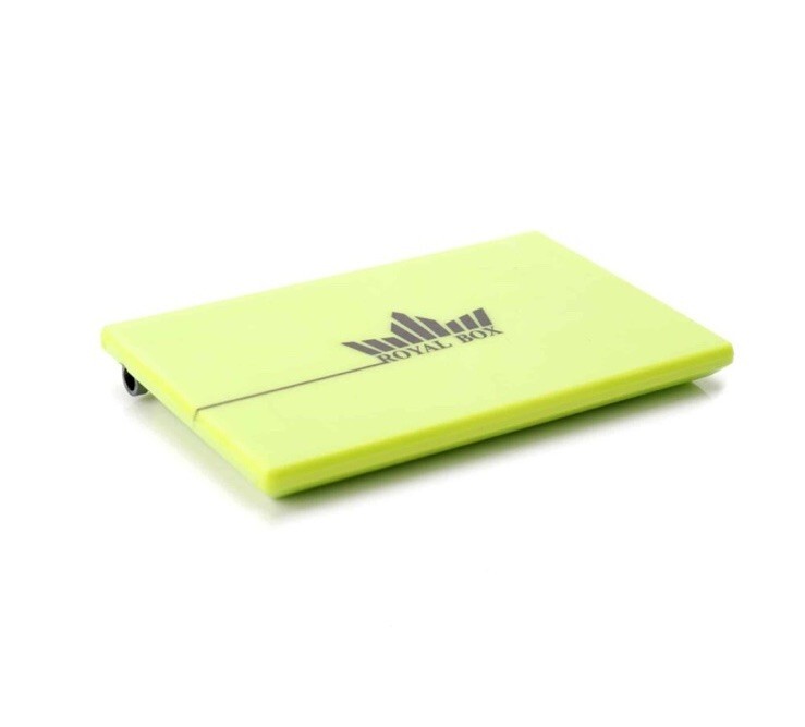 Royal Box Green Plastic 8 Slot Snuff Stash Box Built In 3” Metal Straw FREE SHIP Item image 3