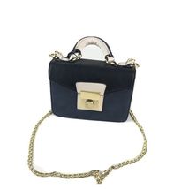 BCBGeneration Rapheala Crossbody Chain Handle Strap Mini Purse Midnight ... - $27.99