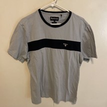 Barbour Gray Cotton  T-shirt (XL) - £45.94 GBP