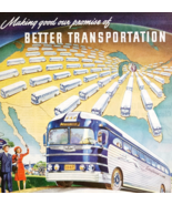 1947 Greyhound Bus Transportation Advertisement Luxury Coaches Line DWJJ20 - $733.34 MXN