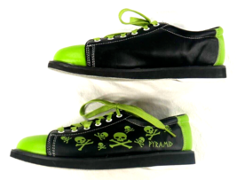 Skull &amp; Crossbone Bowling Shoes by Pyramid Green Black  Mens US 10 EU 43... - £46.81 GBP
