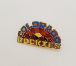 Rocky Mountains Colorado Souvenir Travel Lapel Hat Pin Sunshine &amp; Mountains - $19.60