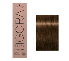 Schwarzkopf IGORA ROYAL Absolutes Hair Color, 5-50 Light Brown Gold Natural - £15.09 GBP