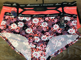 XOXO ~ Womens Brief Underwear Panties Polyester Blend 3-Pair ~ 1X - £13.85 GBP