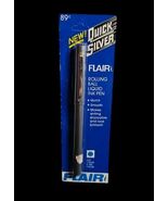 Vintage Paper Mate Quick Flair Rolling Ball Liquid Ink Pen Blue Unpunched - $376.64 MXN