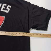 Majestic MLB Miami Marlins Reyes #7 Men's XL Black Cotton Short Sleeve T-Shirt image 6