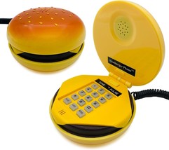 Gag Gifts Hamburger Phone Lustige Gifts Für Kinder Landline Phone Prank ... - $41.96