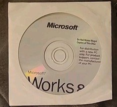 Microsoft Works 8 OEM  with Serial Key Installation CD - £12.22 GBP