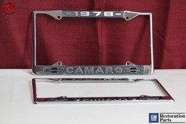1978 Chevy Camaro GM Licensed Front Rear License Plate Holder Retainer Frames - £1,568.44 GBP