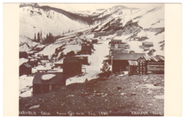 Vtg Postcard-Garfield, Colorado Feb. 1886-Reproduction-Mining Camp-Chrom... - £12.92 GBP