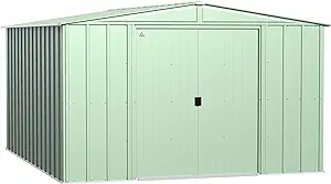 Arrow Sheds 10&#39; x 12&#39; Outdoor Steel Storage Shed, Green - $1,430.99