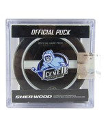 ECHL Jacksonville Icemen &#39;23-24 Logo Official Game Hockey Puck Collect P... - £15.81 GBP