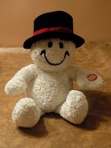 Christmas Animated New Years Snowman Plush Vibrating Sings Let It Snow - $24.75