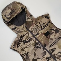 Under Armour Mens Size M Barren Rut Vest Hoodie Hunting Camo Brown 13562... - £70.78 GBP