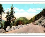 Scene on Mountain Road Mt Desert Island Maine ME UNP WB Postcard Y3 - $4.90