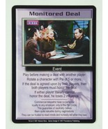 Babylon 5 Monitored Deal Event 1997 CCG Premier Card Promo NM Near Mint - £1.56 GBP