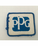 Vintage PPG logo clothing patch blue and white Pittsburgh plate glass co... - €17,15 EUR