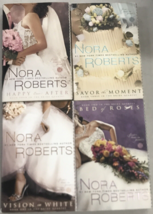 Nora Roberts Trade Paper [the Bride Quartet] Bed Of Roses Vision In White H   X4 - £10.97 GBP