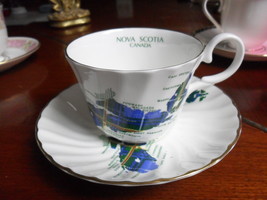 Crown Warwick England Nova Scotia Tartan tea cup and saucer [85B] - £35.61 GBP