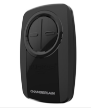 Chamberlain Universal Garage Door Remote KLIK5U BK2 Black Two Button Visor Clip - £15.25 GBP