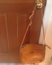 Paraguay All Leather Cross Body Small Zipped Purse Chestnut - $34.60