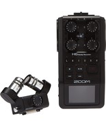 ZOOM H6 All Black (2020 Version) Portable Studio, 4 XLR/TRS Inputs, Reco... - £196.85 GBP