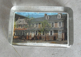 Vintage Glass Paperweight Alexander Grant House Salem New Jersey - £26.11 GBP