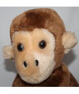 City Products Corp 9" Brown Plush Monkey Stuffed Animal Toy Tan Face Ear... - $13.34
