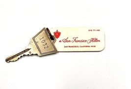 San Francisco Hilton Hotel Motel Room Key Fob &amp; Key San Francisco CA #1032 - $28.71 CAD