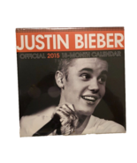 Justin Bieber Official 2015 18-Month Calendar Pop Music Hip Hop New Sealed - $30.27