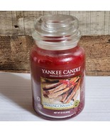 Yankee Candle Sparkling Cinnamon Christmas Festive Large Jar Container 2... - £14.17 GBP