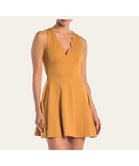 LoveAdy Scalloped Yellow Dress sz Medium M NEW Summer Day Cocktail Casua... - £19.06 GBP