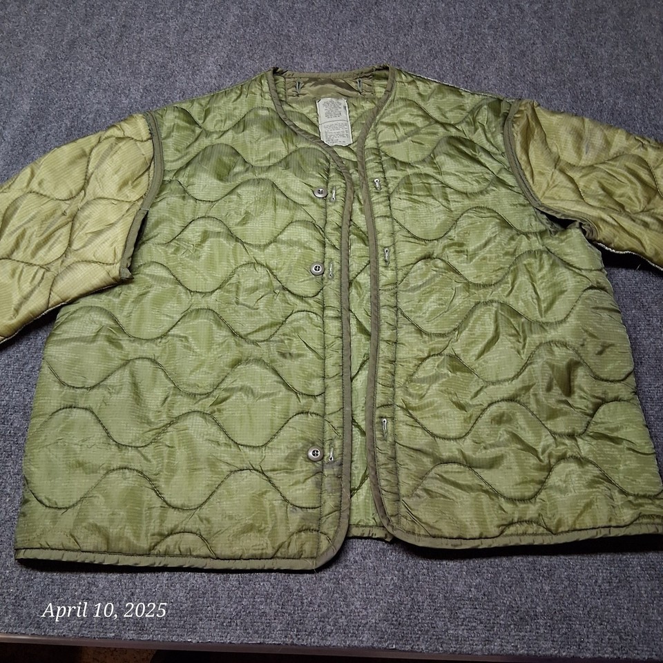 Liner Cold Weather Coat Green X-Large 8415-00-782-2890 Military Army - $26.14