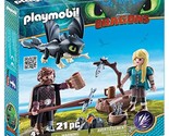 Playmobil How to Train Your Dragon III Hiccup &amp; Astrid with Baby Dragon ... - $45.99