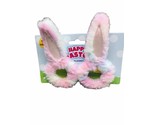 Happy Easter I Ct Pastel Flurry Bunny Ear Glasses Rainbow Tie Dye Adult Use - £23.79 GBP